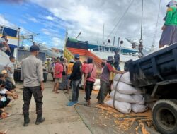 Polsek Kawasan Pelabuhan Laut Bima Laksanakan Patroli Rutin di Areal Dermaga