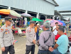 Satgas Preemtif Beri Himbauan dan Lakukan Penanggulangan Aksi Premanisme di Pasar Amahami