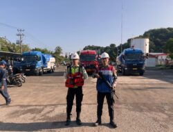 Unit Pam Obvit Sat Samapta Polres Bima Kota Laksanakan Pengamanan Objek Vital PT Pertamina Patra Niaga Terminal Bima