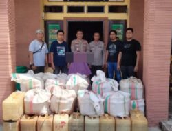 Timbun Ribuan Liter Mitan, IRT Ini Diamankan Tim Opsnal Polsek Asakota