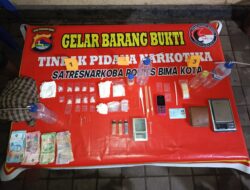 Resahkan Warga, Pengedar Sabu Digulung Tim Opsnal Sat Narkoba Polres Bima Kota