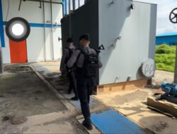 Unit Pamobvit Sat Samapta Polres Bima Kota Laksanakan Pengamanan di PLTU Bima