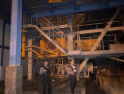 Unit Pamobvit Sat Samapta Polres Bima Kota Laksanakan Patroli dan Pengamanan di Objek Vital PLTMG Bonto