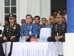 Kapolres Bima Kota Hadiri Upacara Hari Lahir Pancasila ke-80 di Halaman Kantor Wali Kota Bima