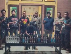 Cegah Peredaran Miras, Polsek Asakota Polres Bima Kota Sita Puluhan Botol Miras Berbagai Jenis