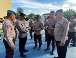 Wakapolres Bima Kota Pimpin Operasi Gaktiblin, Tegakkan Disiplin Internal Personel