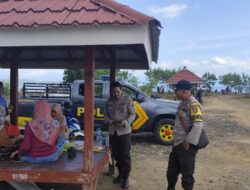 Polsek Rasanae Barat Laksanakan Patroli di Tempat Wisata Lawata dan Pantai Jenamawa Wadumbolo