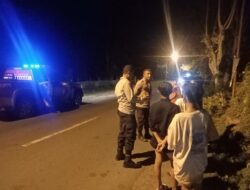 Polsek Asakota Gelar Patroli Blue Light, Antisipasi Gangguan Kamtibmas di Malam Hari