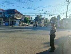Sat Lantas Polres Bima Kota Laksanakan Rawan Pagi, Wujudkan Rasa Aman dan Kamseltibcarlantas