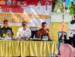 Sat Narkoba Polres Bima Kota Gelar Deklarasi Kampung Bebas dari Narkoba di Kelurahan Lewirato