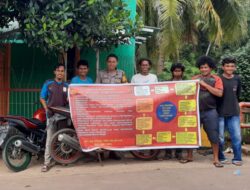 Bhabinkamtibmas Polsek Langgudu Polres Bima Kota Laksanakan Sosialisasi TPPO kepada Warga Desa Karumbu