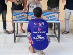 Tindak Tegas Miras, Tim Opsnal Polsek Rasana’e Barat Amankan Puluhan Botol Arak Bali