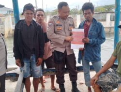 Sat Binmas Polres Bima Kota Laksanakan “Cooling System” dan Himbauan Terkait TPPO kepada Komunitas Buruh Pelabuhan