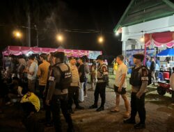 Unit Turjawali Sat Samapta Polres Bima Kota Laksanakan Patroli Blue Light di Lokasi STIE XPO, Antisipasi Tindak Pidana