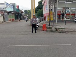 Sat Lantas Polres Bima Kota Gelar Kegiatan Rawan Pagi/Strong Point, Antisipasi Kemacetan dan Laka Lantas
