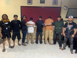 Team Opsnal Polsek Rasana’e Barat Polres Bima Kota Amankan 3 Terduga Pelaku Pencurian HP di Taman Amahami
