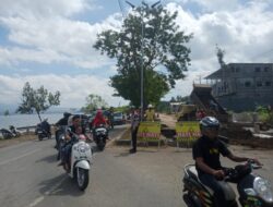 Sat Lantas Polres Bima Kota Laksanakan Pengalihan Arus Lalin Terkait Pengerjaan Crossing Drainase di Kawasan Amahami