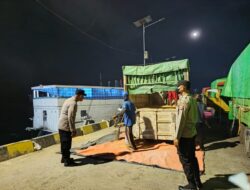 Polsek Kawasan Pelabuhan Laut Bima Laksanakan Patroli Rutin, Ciptakan Rasa Aman di Area Pelabuhan