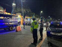 Personel Gabungan Polres Bima Kota Laksanakan Patroli KRYD Malam Minggu, Antisipasi Gangguan Kamtibmas