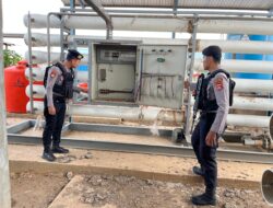 Sat Samapta Polres Bima Kota Laksanakan Pengamanan Objek Vital PT. PLN (Persero) UPP Nusa Tenggara 1 PLTU Bima