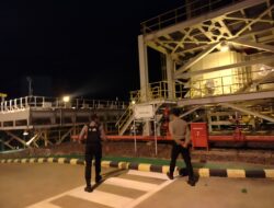 Unit Pamobvit Sat Samapta Polres Bima Kota Laksanakan Pengamanan di PT. PLN UPP6 Nusa Tenggara 1 PLTU Bima