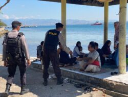 Sat Samapta Polres Bima Kota Laksanakan Patroli di Kawasan Wisata Pantai Lawata