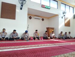 Polres Bima Kota Gelar Binrohtal Rutin, Tingkatkan Keimanan dan Moral Personel