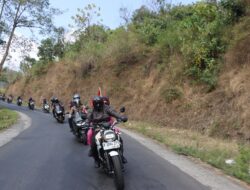 Polres Bima Kota Gelar Touring Merah Putih Sambut HUT ke-80 RI, Wujudkan Semangat Nasionalisme di Tanah Mbojo