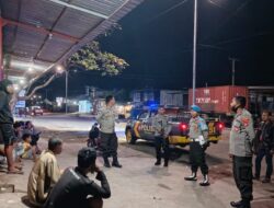 Polsek Rasanae Barat Gelar Patroli Blue Light, Jaga Kamtibmas Tetap Kondusif