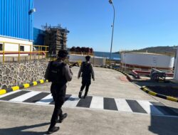 Sat Samapta Polres Bima Kota Laksanakan Pengamanan dan Patroli di Objek Vital PLTMG Bonto Bima