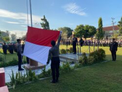 Kapolres Bima Kota Pimpin Upacara Peringatan HUT RI ke-80