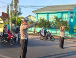 Sat Lantas Polres Bima Kota Laksanakan Rawan Pagi, Hadirkan Rasa Aman Bagi Pengguna Jalan