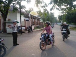 Sat Lantas Polres Bima Kota Laksanakan Rawan Pagi, Wujudkan Kamseltibcarlantas yang Lancar