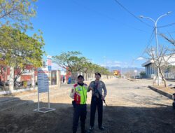 Unit Pamobvit Sat Samapta Polres Bima Kota Laksanakan Pengamanan di Obvit PT. PELINDO Cabang Bima