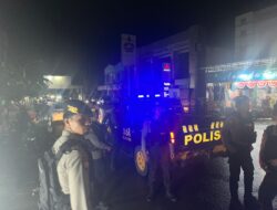 Unit Turjawali Sat Samapta Polres Bima Kota Gelar Patroli Blue Light, Sampaikan Himbauan Kamtibmas