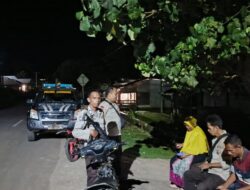 Patroli Blue Light Polsek Langgudu Gelar Cipta Kondisi di Titik Rawan Kamtibmas