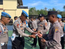 SiPropam Polres Bima Kota Dampingi Subbid Provos Polda NTB Gelar Gaktibplin Personel