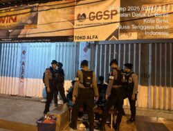 ‎ Antisipasi 3C, Unit Turjawali Sat Samapta Polres Bima Kota Gelar Patroli Malam