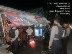 Sat Samapta Gelar Patroli KRYD, Cegah Gangguan Kamtibmas di Kota Bima