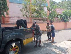 Team Opsnal Polsek Rasana’e Barat Amankan Pencuri Pintu Tralis di Gudang Semen