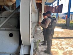 Unit Obvit Sat Samapta Polres Bima Kota Laksanakan Pengamanan Aset PT PLN UPP6 Nusa Tenggara 1 PLTU Bima