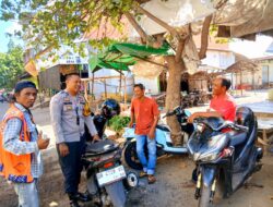 Bhabinkamtibmas Kelurahan Paruga Laksanakan Sambang dan Himbauan Kamtibmas kepada Warga