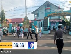 Strong Point Pagi, Wujud Nyata Pelayanan Sat Lantas Polres Bima Kota di Pagi Hari