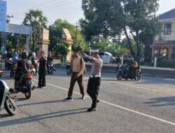 Polsek Rasanae Barat Laksanakan Rawan Pagi, Perlancar Arus Lalu Lintas Dan Ciptakan Keamanan Bagi Pengguna Jalan