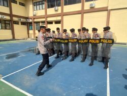 Asah Kemampuan, Sat Samapta Polres Bima Kota Gelar Latihan PHH Secara Intensif