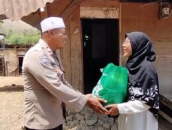 Polres Bima Kota Berbagi, Ringankan Beban Warga Melalui Bantuan Sembako