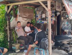 Bhabinkamtibmas Polres Bima Kota Laksanakan Himbauan dan Sosialisasi Layanan Call Center 110 kepada Warga