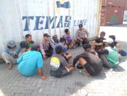 Polsek Kawasan Pelabuhan Laut Bima Gelar Patroli Rutin, Ciptakan Situasi Aman Dan Nyaman Di Area Pelabuhan