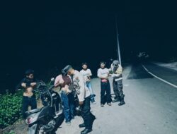 Polsek Langgudu Gelar Patroli Blue Light Cipta Kondisi Di Sejumlah Titik Rawan Gangguan Kamtibmas