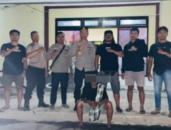 Tim Opsnal Sat Reskrim dan Personel Polsek Wawo Amankan Terduga Pelaku Pembakaran Penginapan di Pemandian Wawo